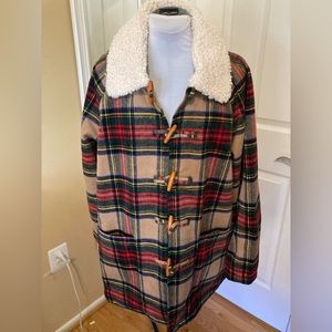 The Great. Cabinmate Plaid Toggle Jacket NWT Last call 5/5